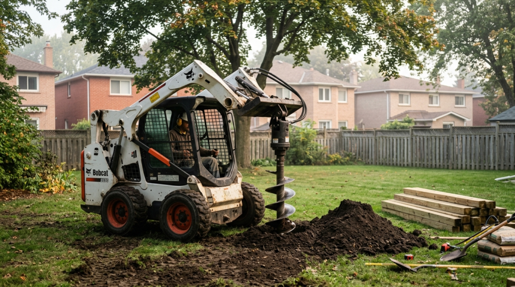 Digging Expert Bobcat Auger Rental in Toronto for Fast Post-Hole Digging - Expert ...